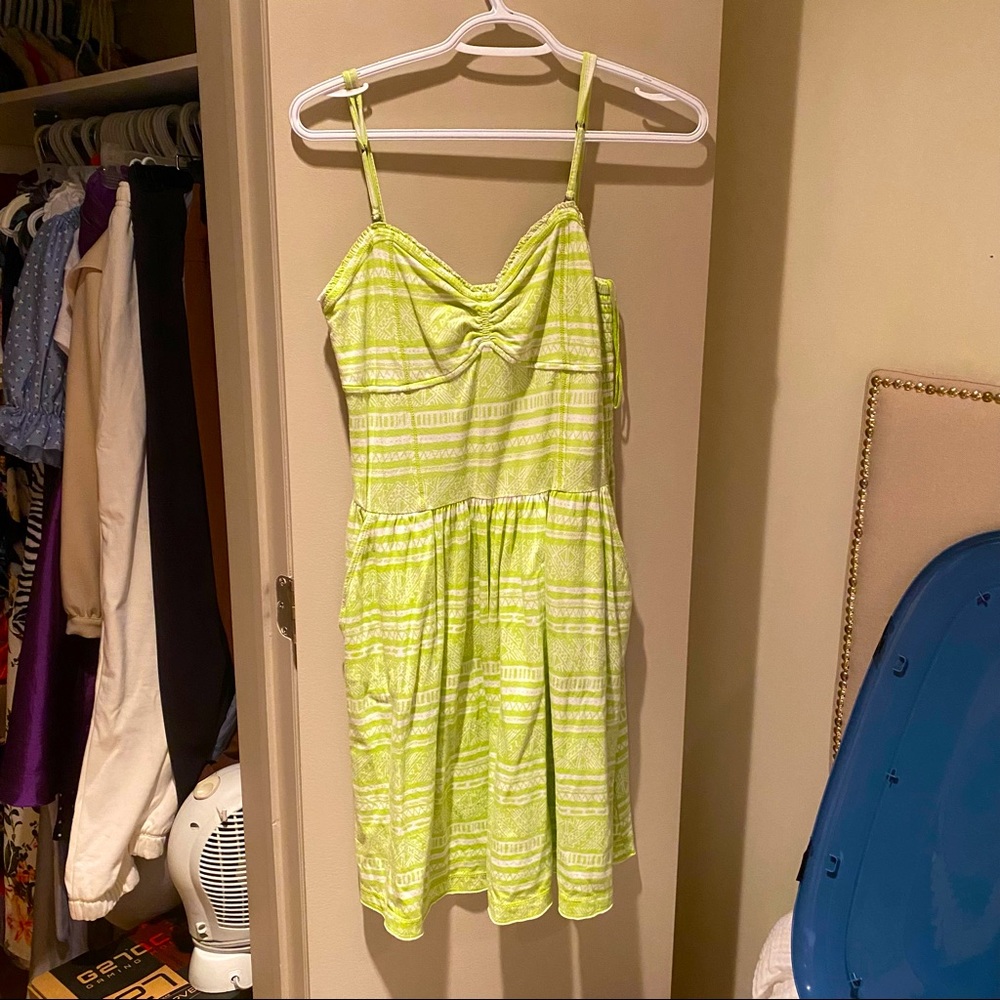 Green Aéropostale WITH POCKETS summer dress